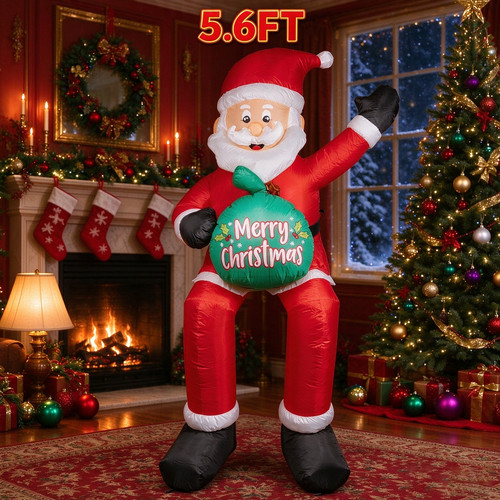 6ft christmas inflatable - 5.6ft,
