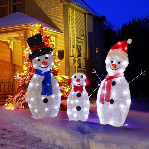 Set christmas snowman - set, 3