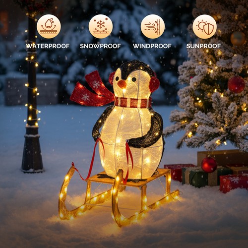 Christmas penguin decor - christmas,