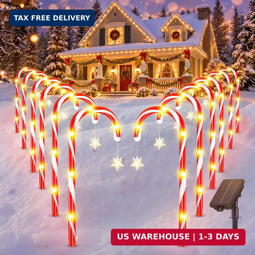 Pack solar candy cane - pack,
