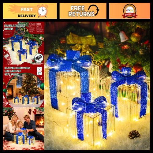 Set lighted gift - 3,