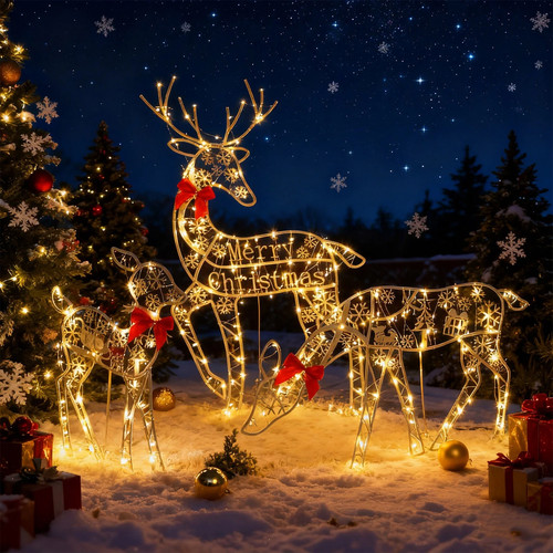 Piece lighted christmas - 3-piece,