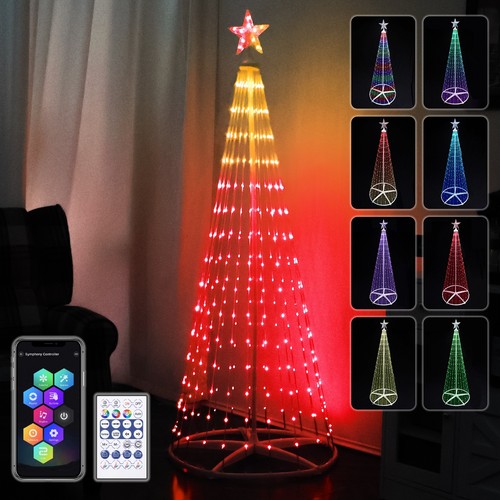 6ft rgb lightshow christmas - lightshow,