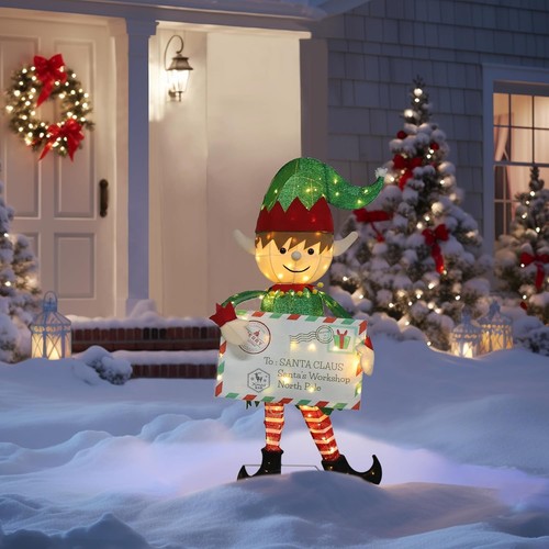 Lighted holiday displays steel - displays,
