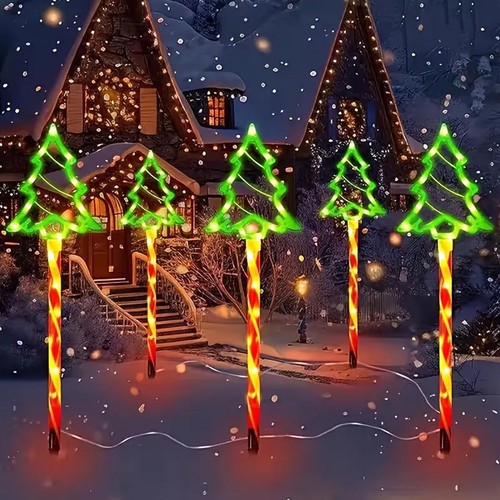 5pcs christmas pathway lights - 5pcs,