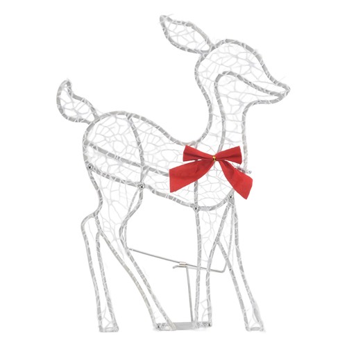 Lighted christmas reindeers - christmas, 2d