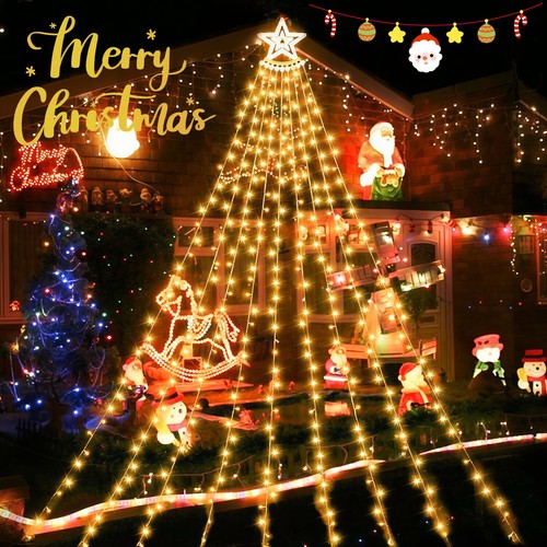 350 led outdoor waterfall - led,