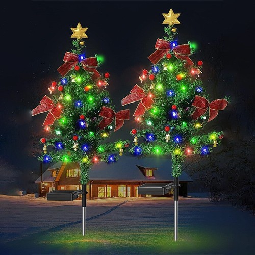 Led christmas tree solar - led,