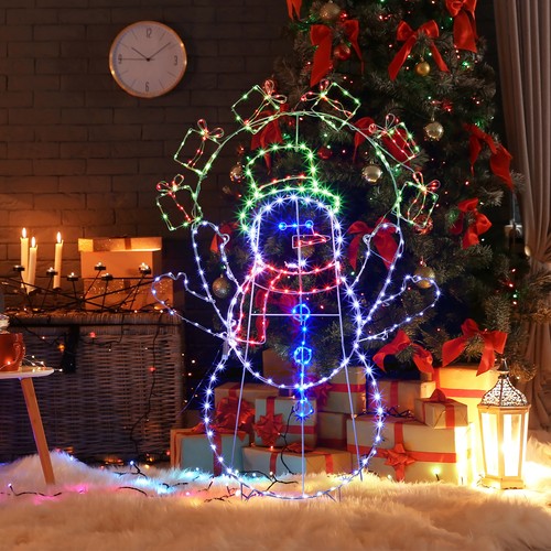 Christmas snowman colorful - snowman,
