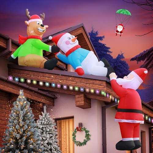 8ft christmas inflatables roof - christmas,