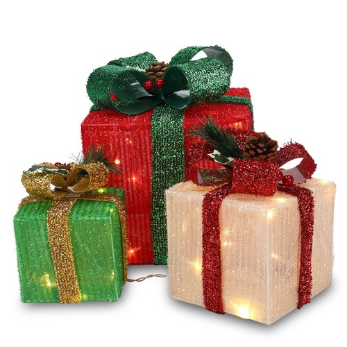 Christmas lighted gift - christmas,