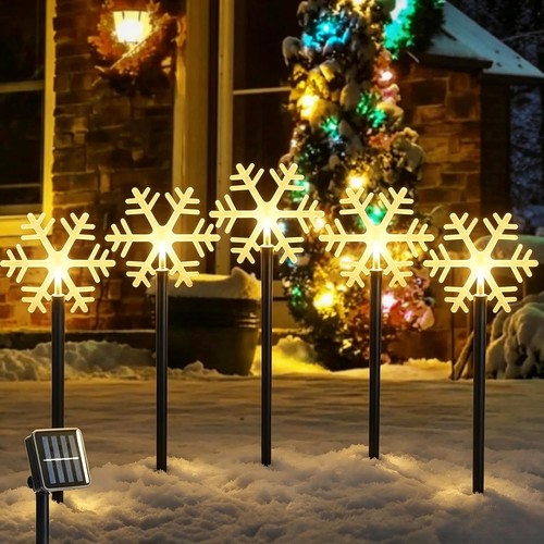 Snowflake outdoor decorations - snowflake,