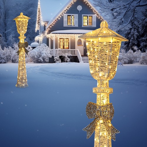 Outdoor 5ft lighted lamp - lighted,