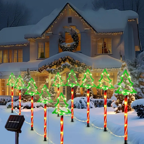 Pack solar christmas tree - 10,