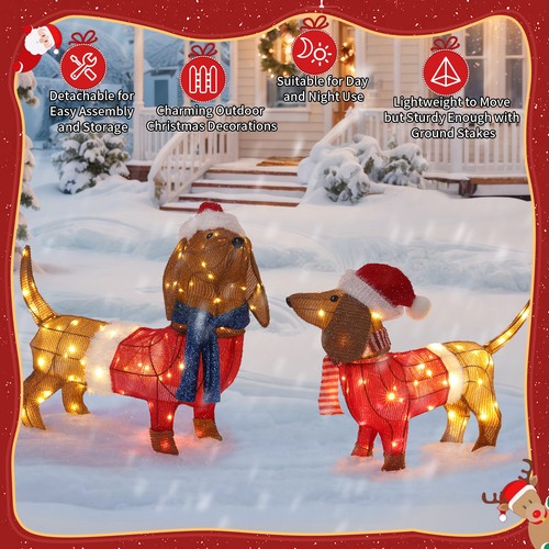 Pcs outdoor christmas - 2,
