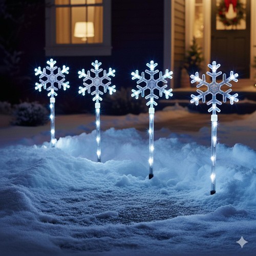 Christmas xmas white led - x,