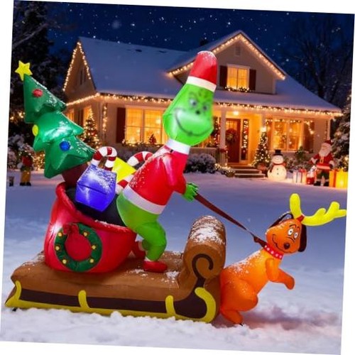 5ft christmas inflatable - 6.5ft,