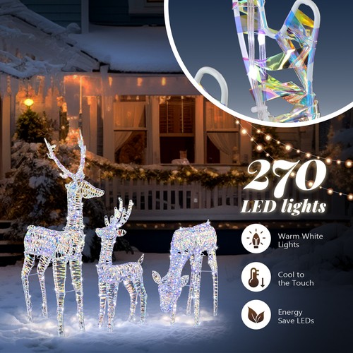 Pcs christmas reindeer - 3,