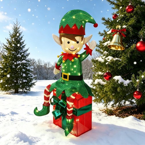 Lighted christmas outdoor - christmas,