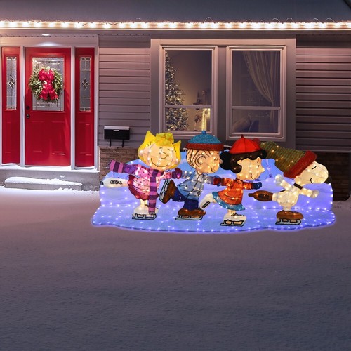 Peanuts gang ice - ice, skating