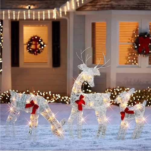 3pcs christmas reindeer - 3pcs,