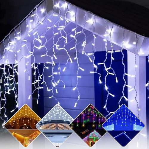 Led hanging icicle curtain - led,