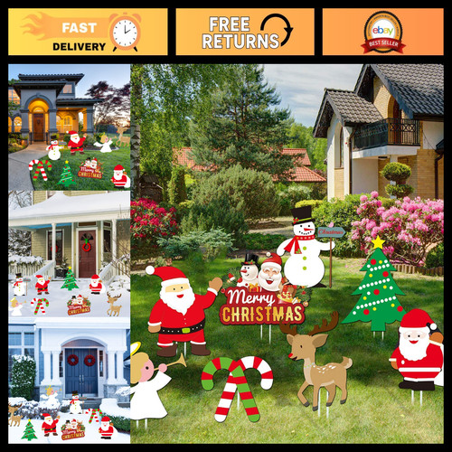 Pcs christmas yard signs - yard,