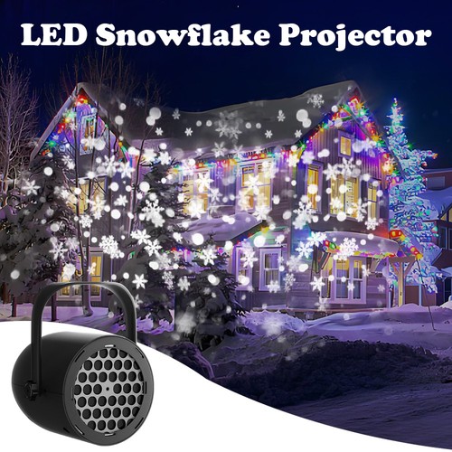 Christmas snowflake projector - christmas,