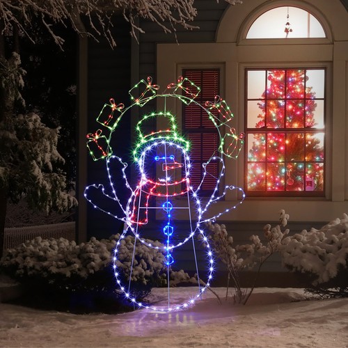 5ft juggling snowman - 5ft,