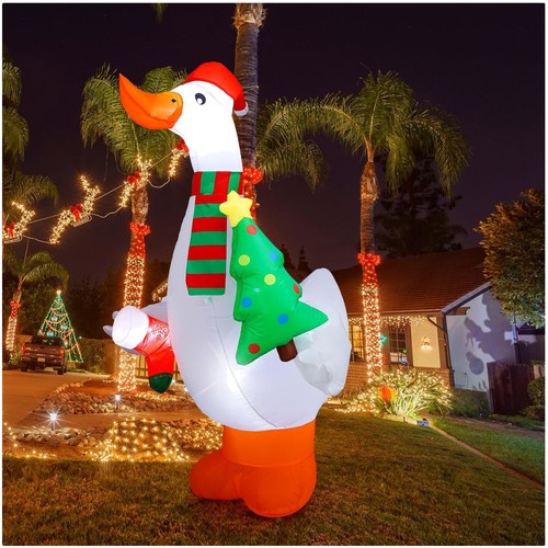 6ft christmas inflatable - inflatable, goose