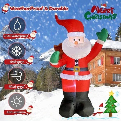 6ft santa claus christmas - santa,