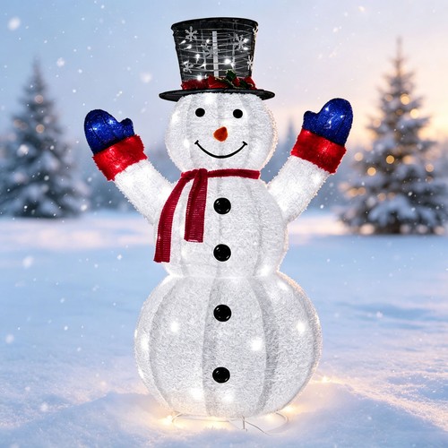 Christmas snowman outdoor - christmas,