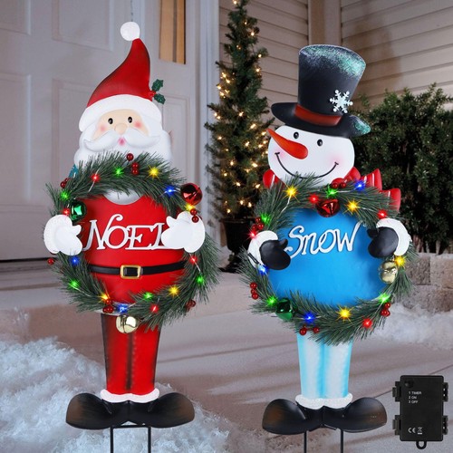 Lighted christmas decorations - lighted,