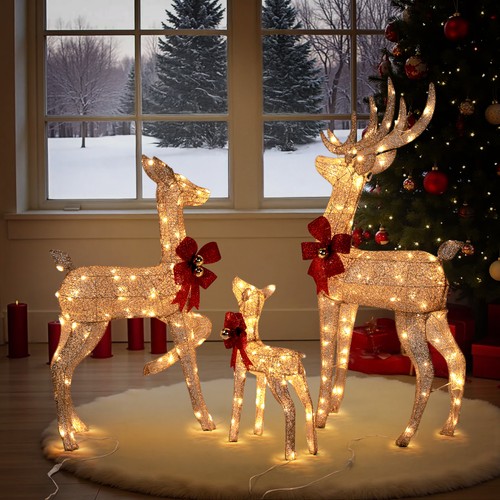Set christmas lighted - set,