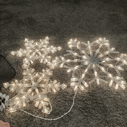 Piece light snowflake - piece, up