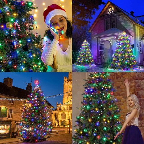 Christmas tree string lights - tree,