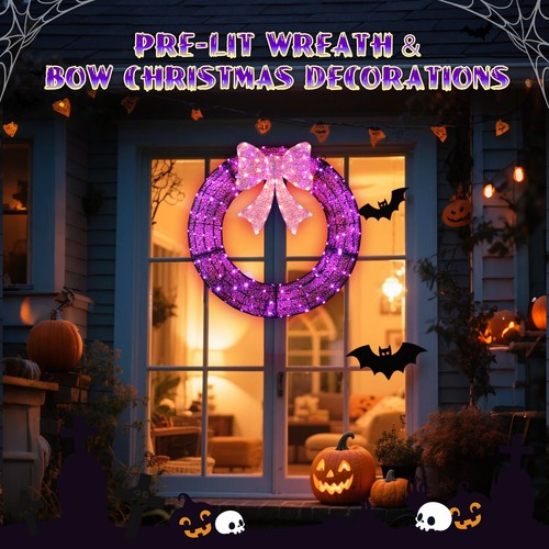 Christmas wreath 36in with - christmas,